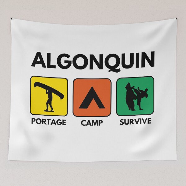 Item preview, Algonquin Signs - A Parody (Yellow, Red, Green) designed and sold by HadedaCreative.
