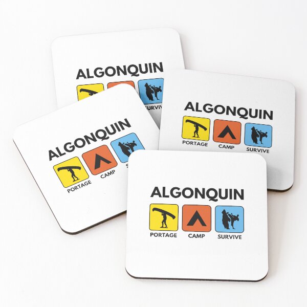 Item preview, Algonquin Signs - A Parody (Yellow, Red, Blue) designed and sold by HadedaCreative.
