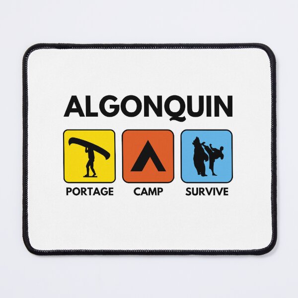 Item preview, Algonquin Signs - A Parody (Yellow, Red, Blue) designed and sold by HadedaCreative.