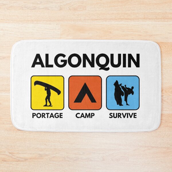 Item preview, Algonquin Signs - A Parody (Yellow, Red, Blue) designed and sold by HadedaCreative.