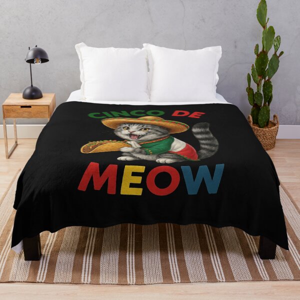 Item preview, Cinco De Meow Funny Cat Mexican Party Cat Lovers designed and sold by TalalosART.