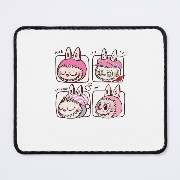 Item preview, Labubu and Her Moods: Kawaii Design with Four Expressions designed and sold by Polarisofficial.
