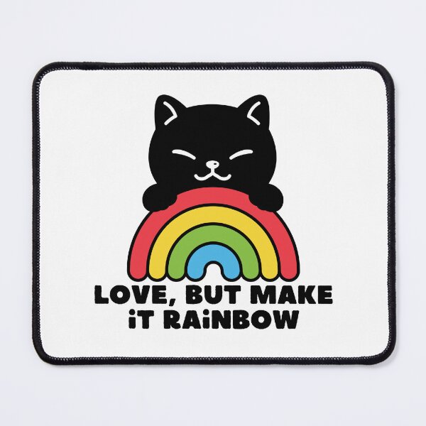 Item preview, Love, but make it rainbow Pride LGBTQ designed and sold by Panda Creative Studio.