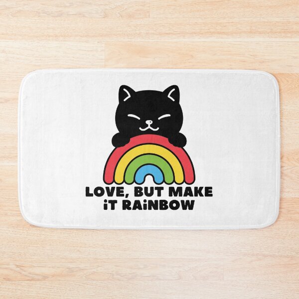 Item preview, Love, but make it rainbow Pride LGBTQ designed and sold by Panda Creative Studio.