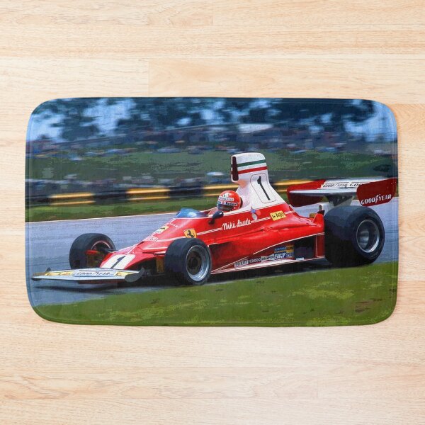 Item preview, Niki Lauda racing his 1976 312T2 F1 racing car abstract designed and sold by Rodissimus1984.