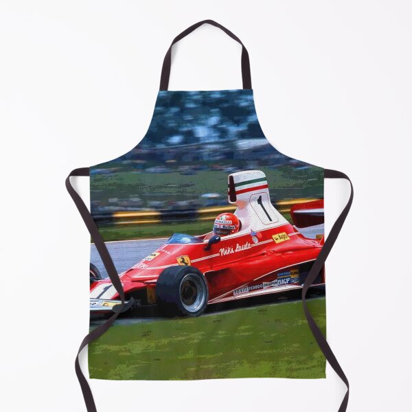 Item preview, Niki Lauda racing his 1976 312T2 F1 racing car abstract designed and sold by Rodissimus1984.