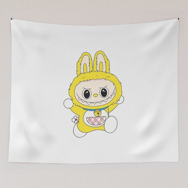 Item preview, Labubu as Doraemon: A Kawaii and Surprising Crossover designed and sold by Polarisofficial.