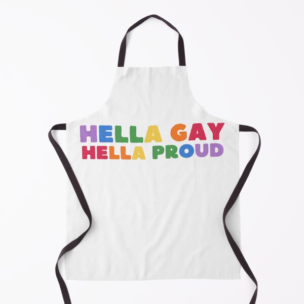 Item preview, Hella gay, hella proud  Pride LGBTQ designed and sold by Panda Creative Studio.