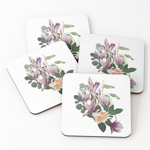 Item preview, Flower frame with roses, magnolia, tulip in watercolor style. designed and sold by MatyKotiv.