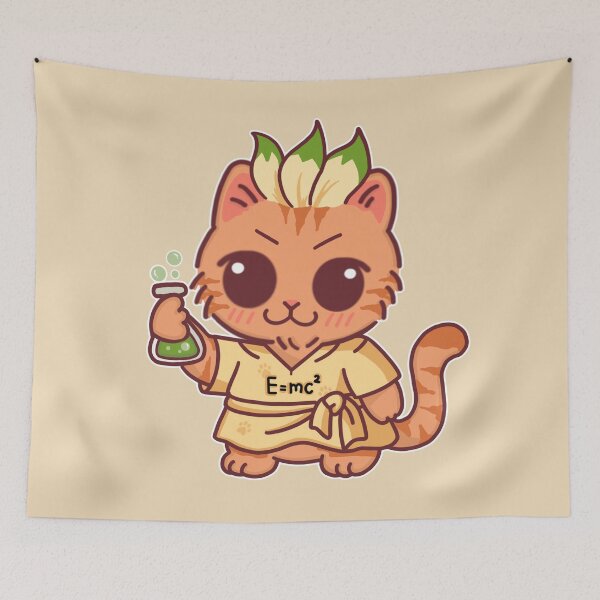 Item preview, Genius Cat Scientist – Cute Chemistry Cat with Potion designed and sold by BGMeYou.