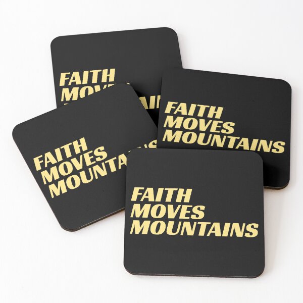 Item preview, Faith Moves Mountains, Matthew 17:20 designed and sold by thespecialtyhub.