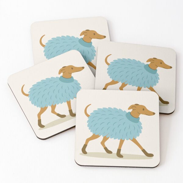 Item preview, Whimsical Fabulous Fashionable Whippet Greyhound Dog  designed and sold by arowh.
