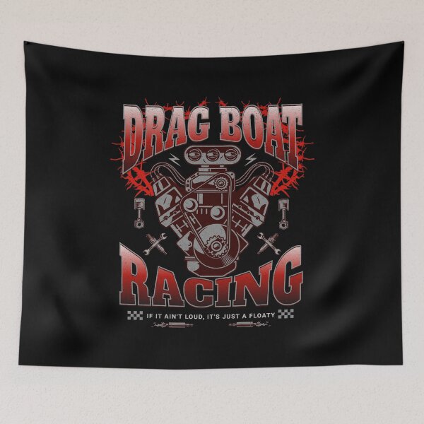 Item preview, Drag Boat Racing If It Ain't Loud, It's Just A Floaty Funny Boat Racing Supercharger Watercraft Racing designed and sold by CarantinedChaos.