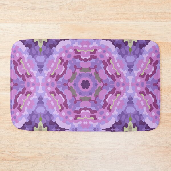 Item preview, Retro Mandala Purple Pink and Blue designed and sold by WormholeOrbital.