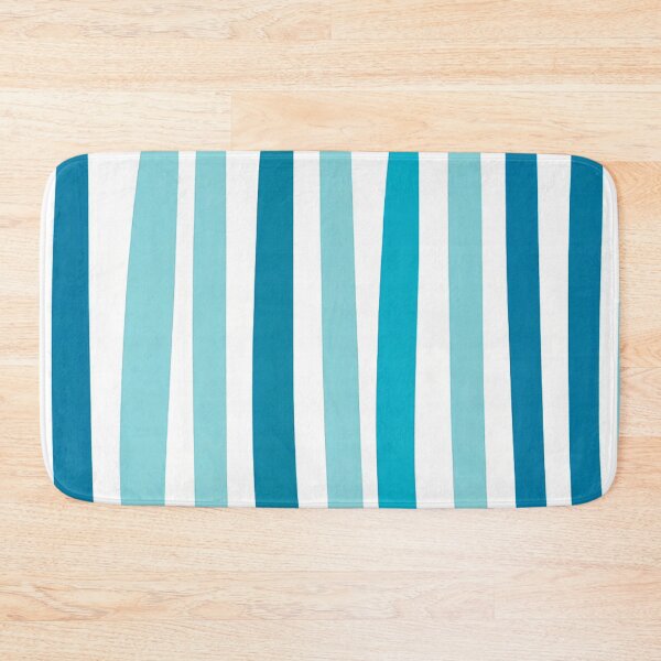 Item preview, Stripes Turquoise Blue designed and sold by ArtC-Designs by Kathy Higgins.