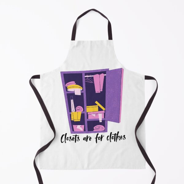 Item preview, Closets are for clothes Pride LGBTQ designed and sold by Panda Creative Studio.