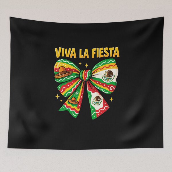 Item preview, Viva La Fiesta Coquette Bow Cinco De Mayo Mexican Party designed and sold by MOHITSALVI.