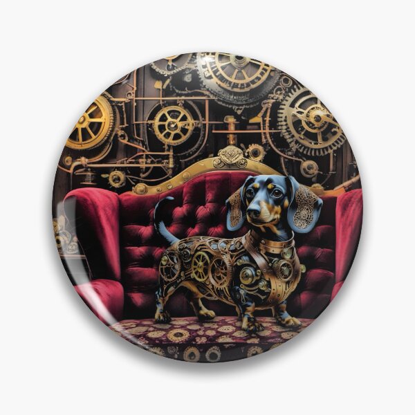 Item preview, Steampunk Dachshund  designed and sold by NikkiBear67.