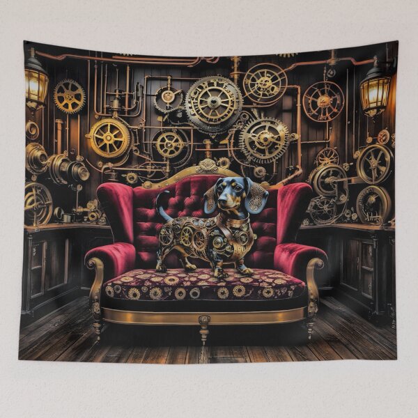 Item preview, Steampunk Dachshund  designed and sold by NikkiBear67.