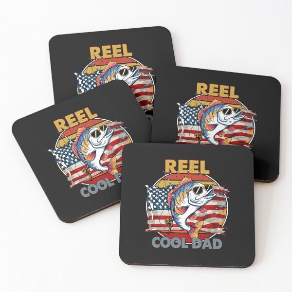 Item preview, Mens Funny Fishing Fathers Day Fishing Gift Reel Cool Dad US Flag designed and sold by MOHITSALVI.