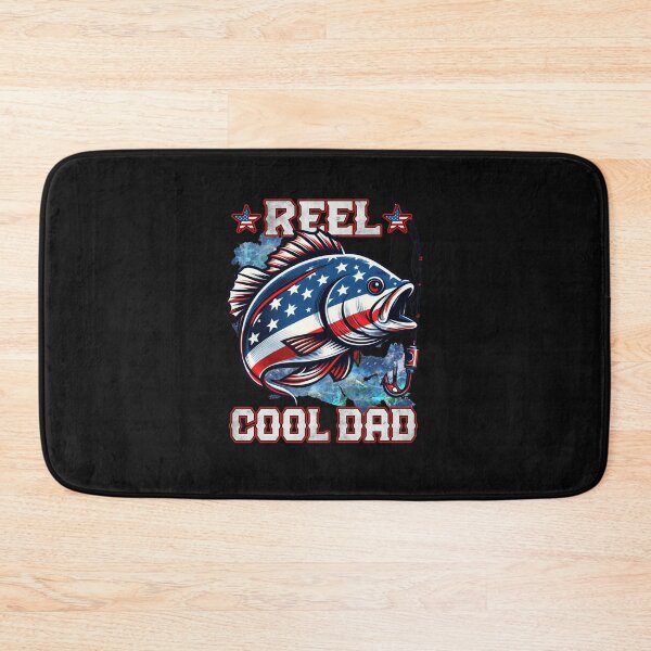 Item preview, Mens Reel Cool Dad Shirt Funny Fishing Fathers Day Gift US Flag designed and sold by MOHITSALVI.