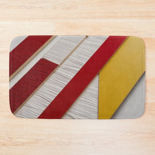 Item preview, Geometric Red White Yellow Texture designed and sold by Harmonic_Layers.