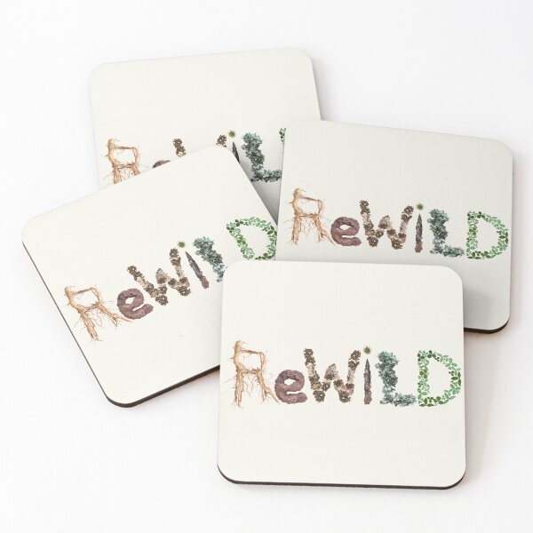 Item preview, Rewild - Restore native habitats  designed and sold by EveryDayDabble.