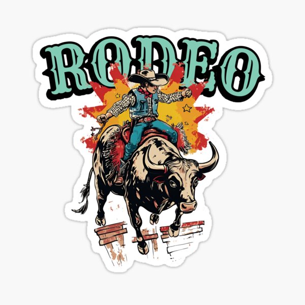 Item preview, Vintage Rodeo Cowboy designed and sold by VedantXStudio.