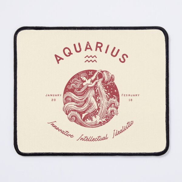 Item preview, Aquarius Zodiac Sign vintage designed and sold by TaiyoDigital36.