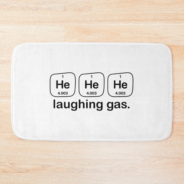 Item preview, HeHeHe Laughing Gas – Funny Chemistry Gift with Periodic Table Elements designed and sold by StemMerch247.