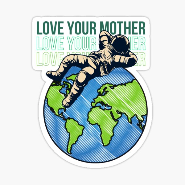 Item preview, Earth Love T-Shirt Design designed and sold by LunaLoop.