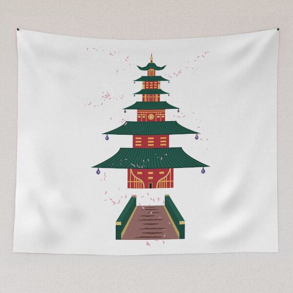 Item preview, Shinto Temple - White designed and sold by Daniel Bevis Design.