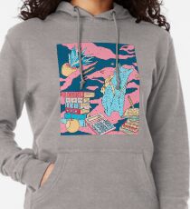 Acid cat | study break Lightweight Hoodie
