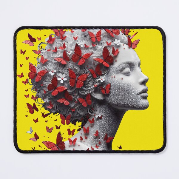 Item preview, Batterflies on Woman's Head designed and sold by KostaBo.