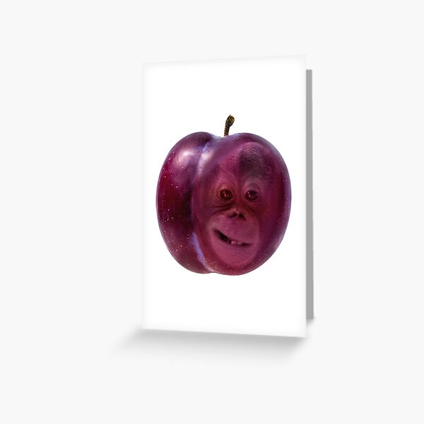 Item preview, Plum Orangutan designed and sold by ProducePrimates.