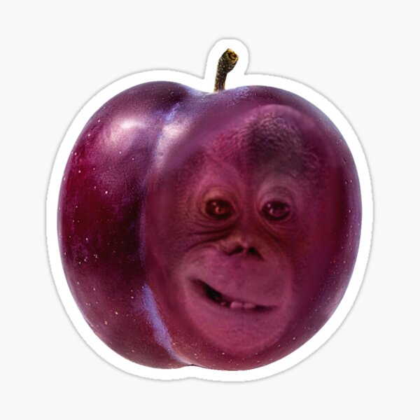 Item preview, Plum Orangutan designed and sold by ProducePrimates.