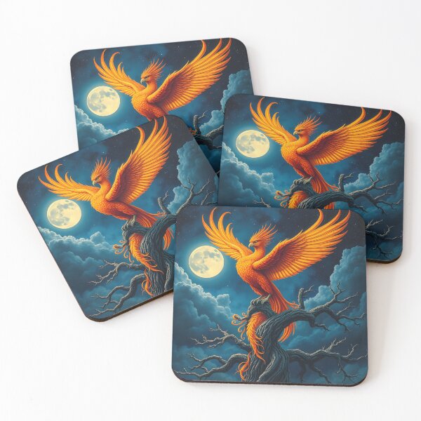 Item preview, Moonlit Phoenix designed and sold by amidigiart.