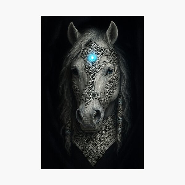 Item preview, Celtic White horse designed and sold by jaydawnooo.