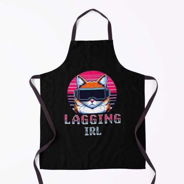 Item preview, Lagging IRL Retro Pixel Style Cat designed and sold by DarekShop.