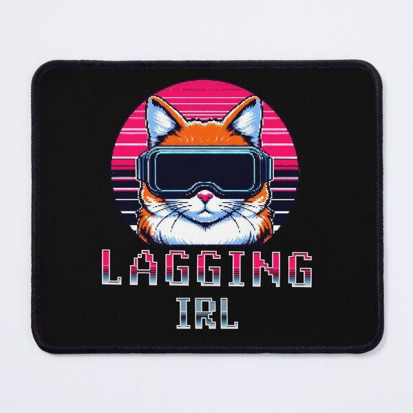 Item preview, Lagging IRL Retro Pixel Style Cat designed and sold by DarekShop.
