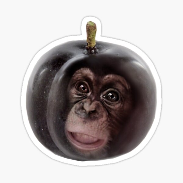 Item preview, Chimp Plum designed and sold by ProducePrimates.
