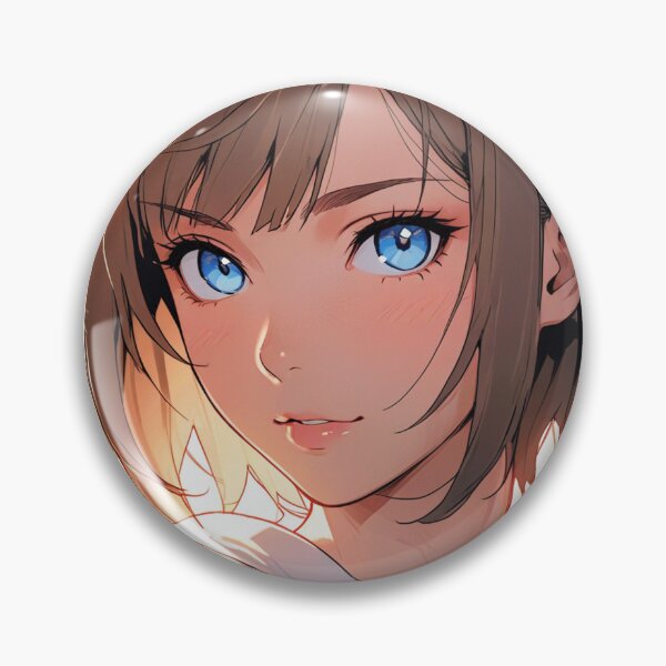 Item preview, Anime girl with blue eyes designed and sold by anime-black.