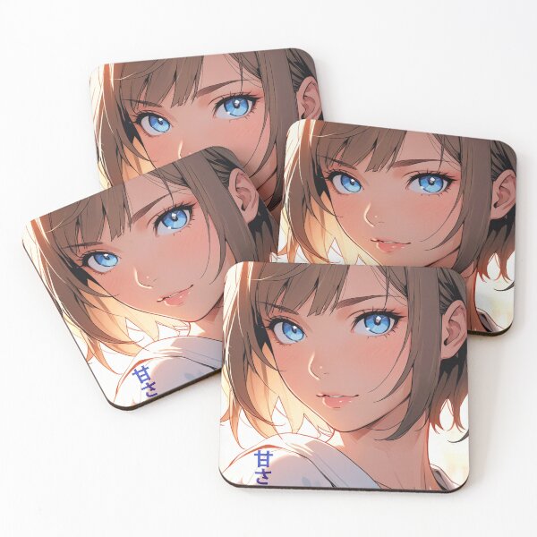 Item preview, Anime girl with blue eyes designed and sold by anime-black.