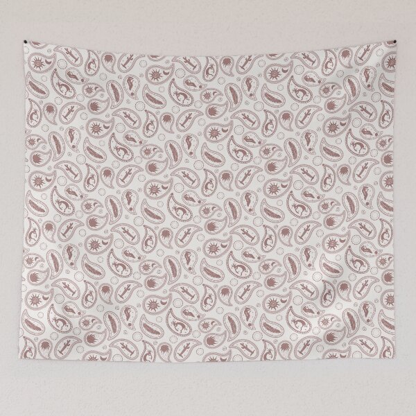Item preview, Boho Southwestern Novelty Paisley in Dusty Rose designed and sold by chrisdembinski.
