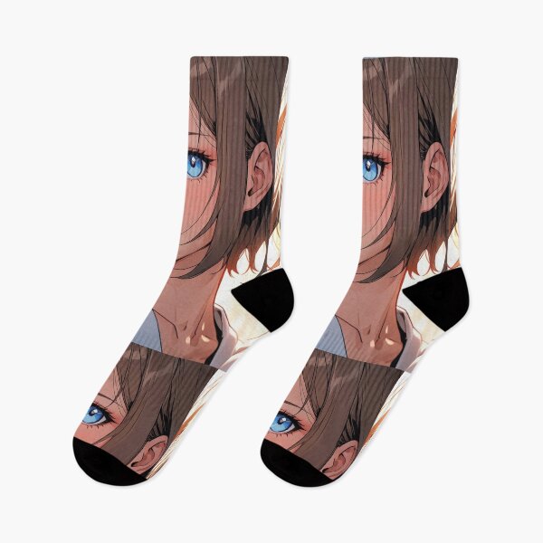 Item preview, Anime girl with blue eyes designed and sold by anime-black.