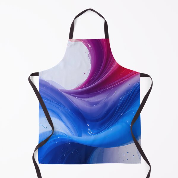 Item preview, Red Blue Circles Fluid Art Dynamic Colors Lines designed and sold by ART ATTACK ZONE.