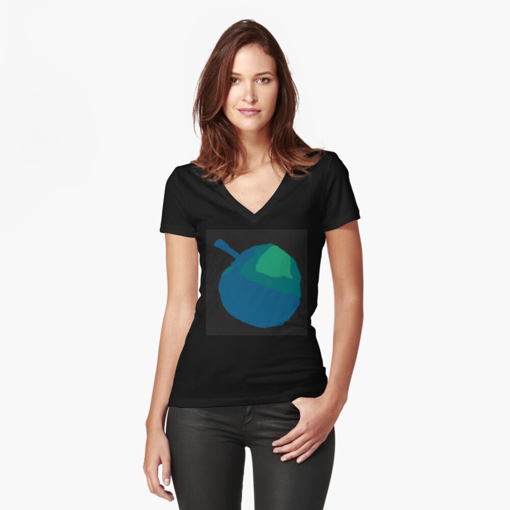 Item preview, Fitted V-Neck T-Shirt designed and sold by artistDanJ.