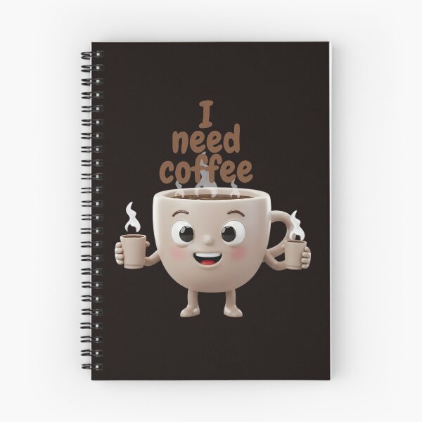 Item preview, Cute Coffee Cup Character Holding Mini Coffee Cups – Funny Coffee Lover Design designed and sold by Unlimited-Style.