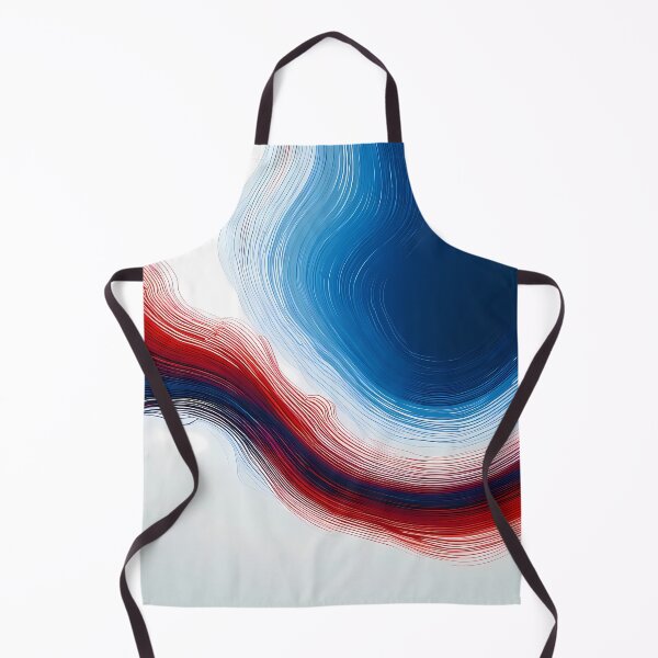 Item preview, Red Blue Visual Fluid Art Dynamic Colors Lines designed and sold by ART ATTACK ZONE.