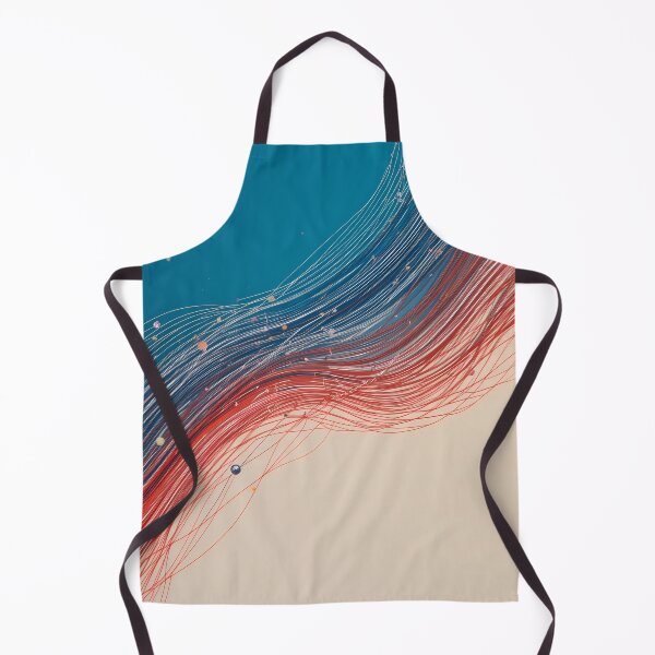 Item preview, Red Blue Cool Art Dynamic Colors Lines designed and sold by ART ATTACK ZONE.